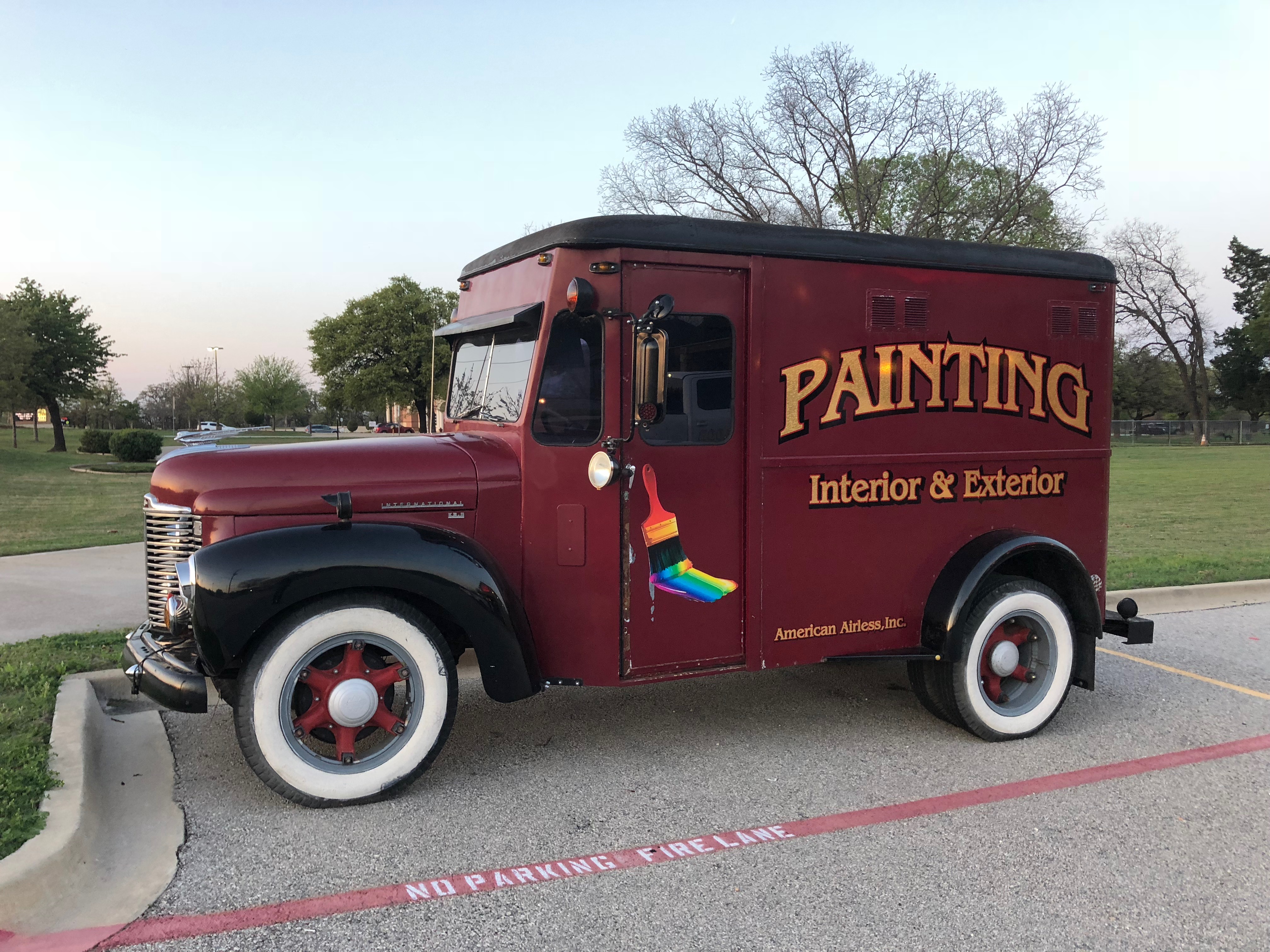 American Airless Painting Truck